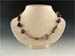 Dannielle Carbone - Amethyst and Brass Beaded Necklace
